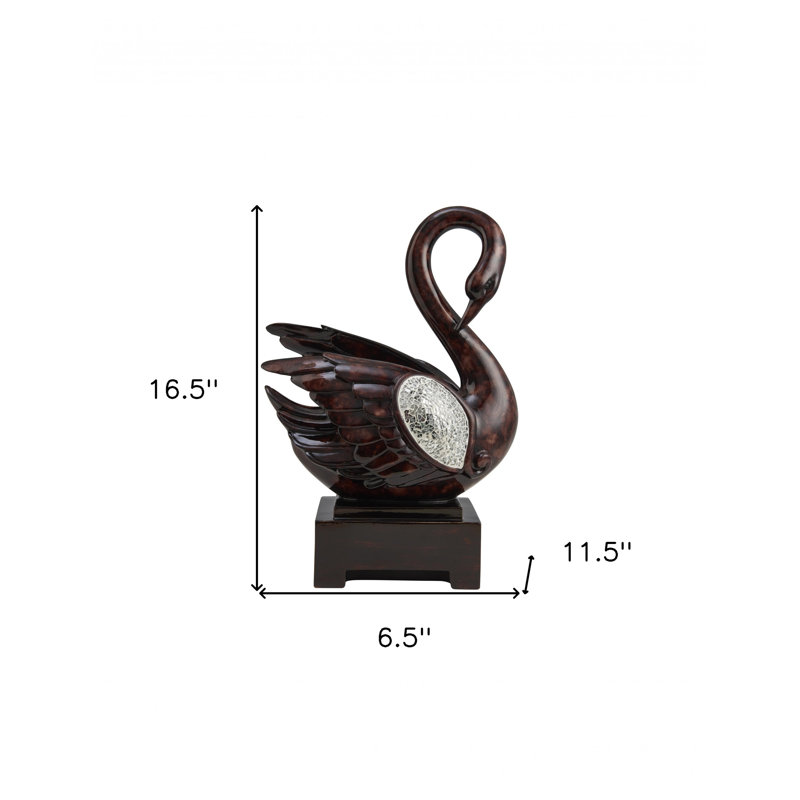 Cygne décoratif 16,5 po Geralyn