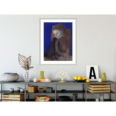 «Woman with a Crow» par Pablo Picasso, impression giclée sur cadre