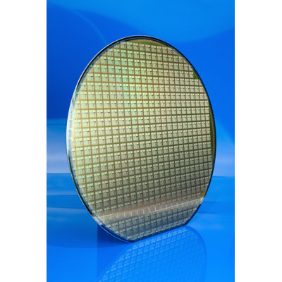Silicon Wafer by Rudi_Lange - Wrapped Canvas Print