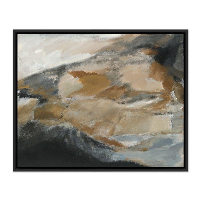 Pinnacle Painting by Melanie Biehle, 48.5" H x 60" W, Black Maple Canvas Floater Framed