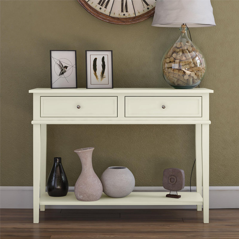 Denneen 104.4cm Console Table, White
