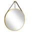 Wal Mirror Aluminium Round Mirror-114309174-114309179