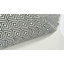 Tapis ivoire / bleu marine en coton tissé à plat Dryden-1616373616