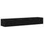  Wall Cabinet 2 Pcs Black Oak 68 X 30 X 20 Cm Engineered Wood