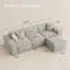 Canapé modulaire surdimensionné en tissu Barrett Minimalist-1033060117-1033060104-1033060107