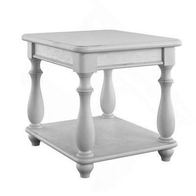 Table de bout carrée grise
