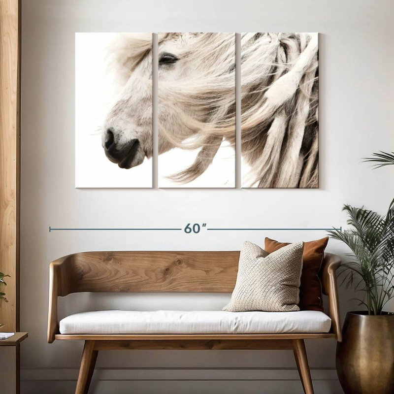 White Horse Mane, 32" H x 50" W