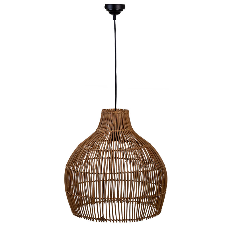 Stonybrook 1 - Light Brown Drum Pendant