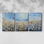 Floral Study  Series  VIII  -Set Of 3 Gallery Wrapped Canvas -Ready to Hang-677239766