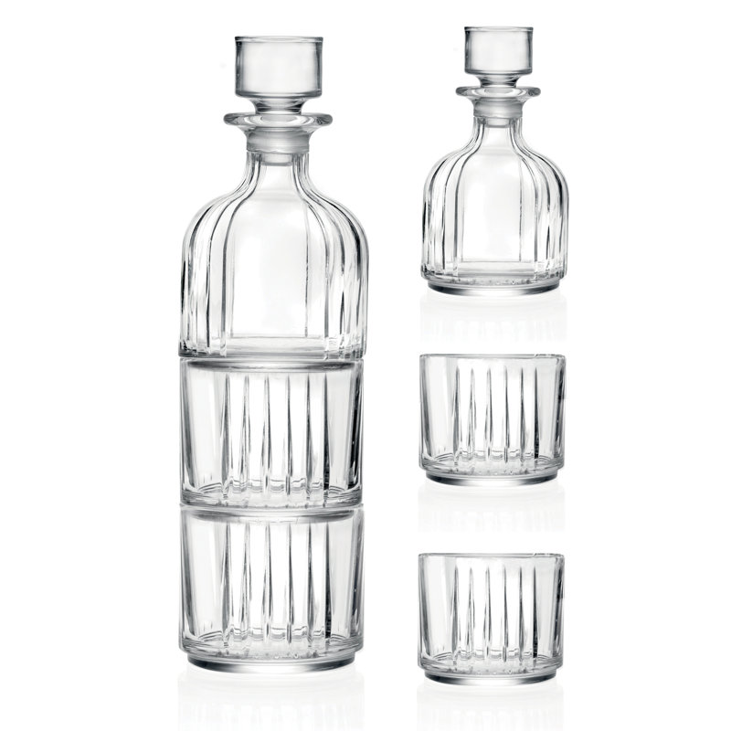 Margareta 3 - Piece Crystal Beverage Server Set