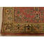 Tapis oriental traditionnel en laine rose noué à la main 3 pi x 5 pi Fine