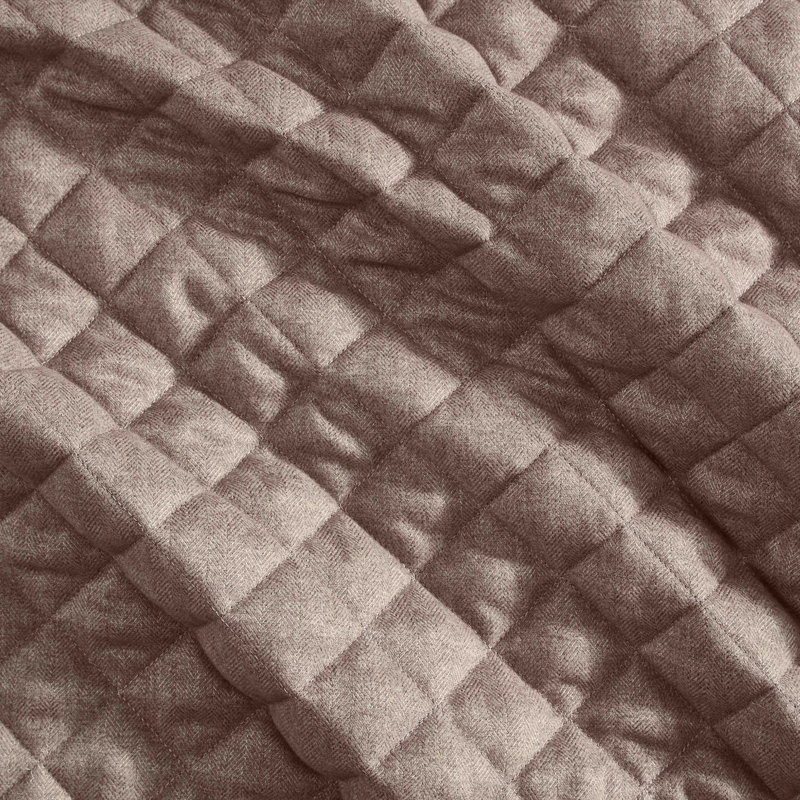 Hale 3 Pc Queen Mocha Coverlet Set, Queen Coverlet + 2 Standard Shams, Brown