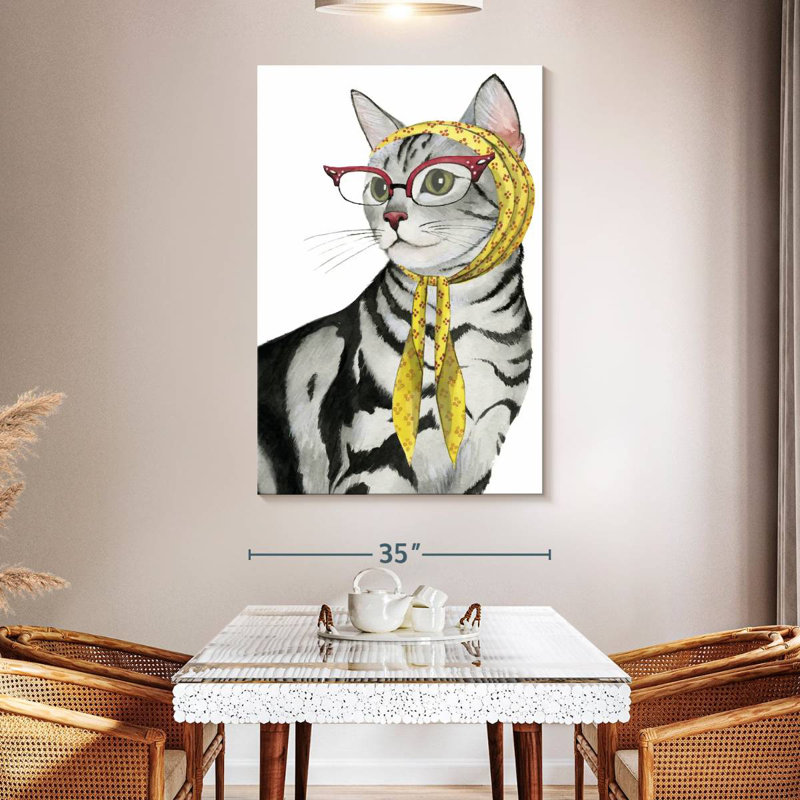 Brampt Cool Cat III, 51" H x 34" W