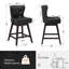 Tabouret de comptoir pivotant 26 po Arabele-592028150-537377407-547490257