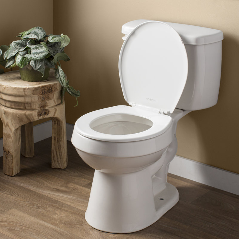 Siège de toilette rond en plastique