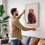 Gentle Hippo Boho - Wrapped Canvas-1892160741-1892160735