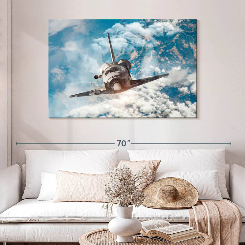 Oberle Spacecraft Ascent, 32" H x 48" W