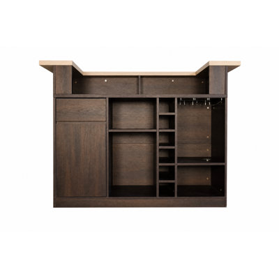 Comptoir de réception/bar à deux niveaux de 150 cm (59,1 po)