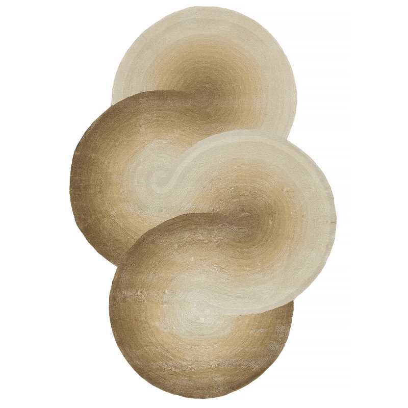 Mitomo Hand Tufted Abstract Area Rug