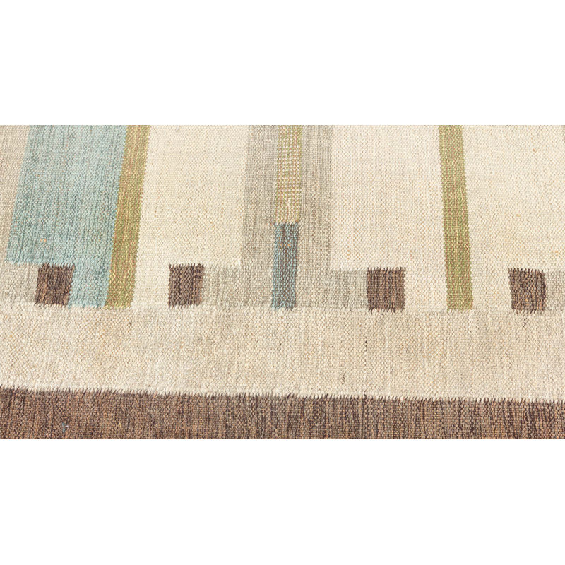 Vintage One-of-a-Kind Rectangle 5'8" X 8' Flatweave Area Rug