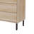 Mid-Century Modern Oak Sideboard Storage Credenza with 3 Drawers and Adjustable Shelf Cabinet