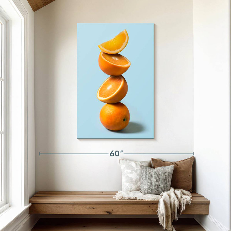 Yarlin Stack Of Oranges, 45" H x 30" W