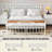 Metal Bed Frame, Queen Platform Bed Frame for Storage