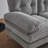 Luxury Velvet Upholstered L-Shaped Sofa with Removable Cushions and Sturdy Frame, Perfect for Modern and Retro Home Decor.-684635324