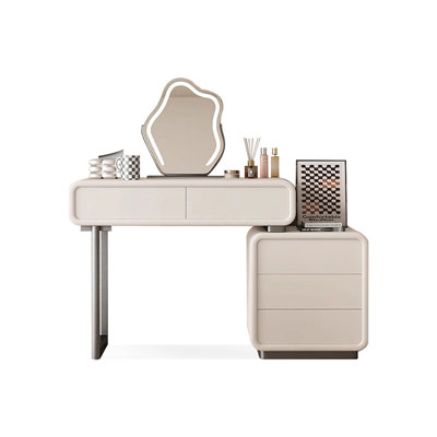 Makeup Vanity with Light mirror,5 drawers