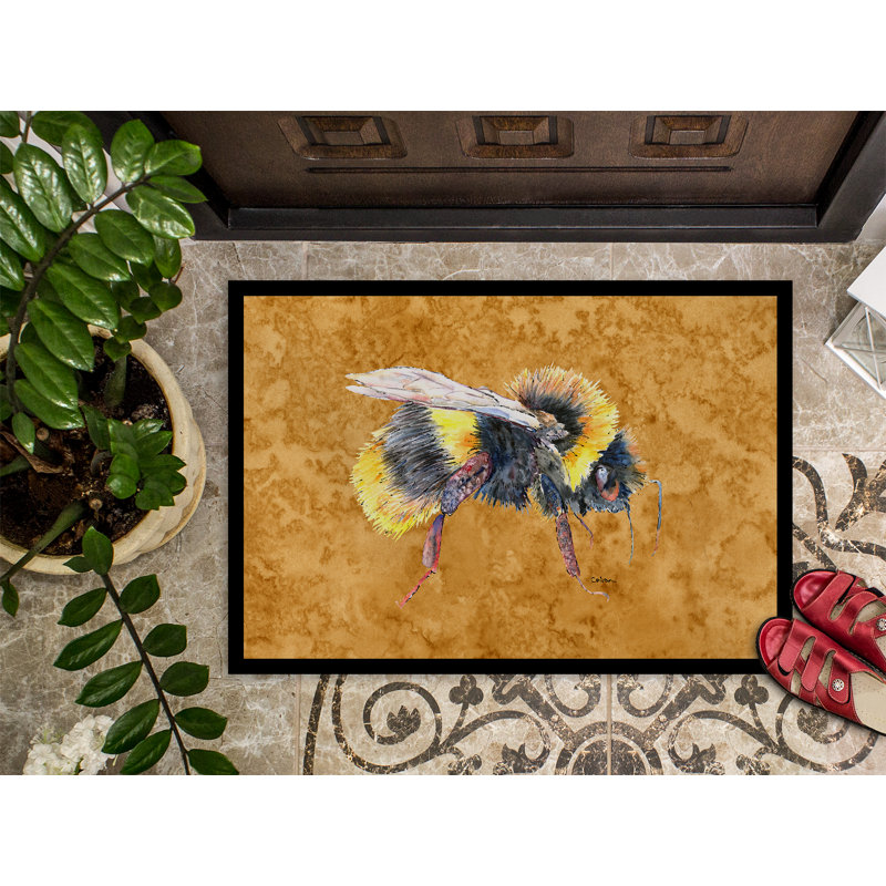 Paillasson or anti-dérapant pour l’intérieur DaVinci, Rectangle 2 pi x 3 pi