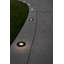 Sparta - Dot Stainless Steel Black Low Voltage Integrated LED Stainless Steel Accent Button Light