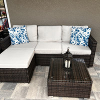 Zipcode Design™ Don 4 - Person Outdoor Seating Group with Cushions &  Reviews