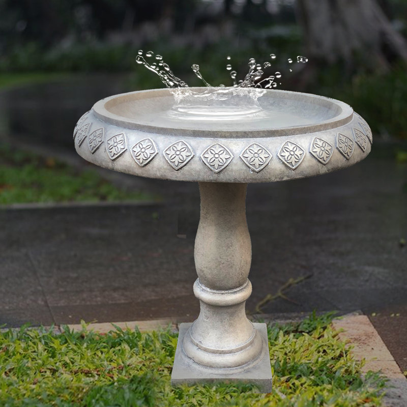 Concrete Birdbath