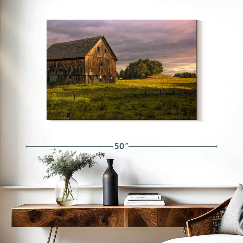 Lilie New Hampshire Old Barn, 26" H x 39" W