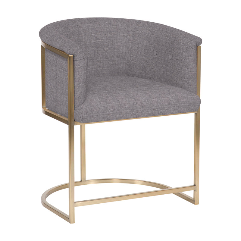 Chaise Vanguard Skye, Chenille nomade ardoise Crypton®