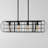 4 - Light Dimmable Geometric Chandelier