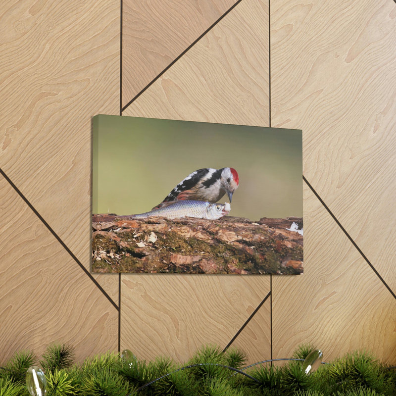 Drôle de pic amusant avec une scène de pic à l'extérieur, H 12 po x l 18 po