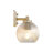 Deana 3 Light Bath Vanity with Ribbed Clear Shade-924407534