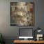 Art mural en métal luxueux «Bitcoin Deco Six» par Steve Hunziker, 24 po x 24 po-1080580579