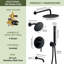 PureEssence 4-Function Dual Round Heads Pressure-Balanced Shower System with Bathtub Spout