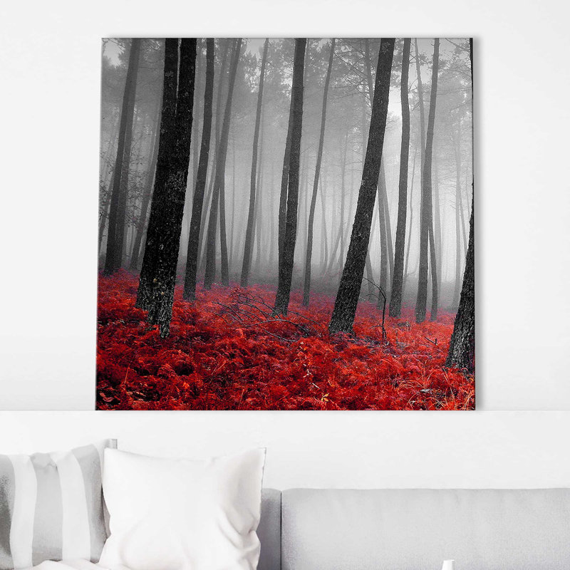 «Autumn Woods I» par Photoinc Studio - photographie, H 28 po x l 28 po x P 1,5 po, Toile tendue
