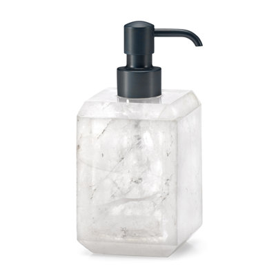 Rockwell Clear Pump Dispenser-Matte Black