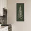 Tableau d'affichage encadré en tissu avec panneau d'arbre minimaliste-136260916