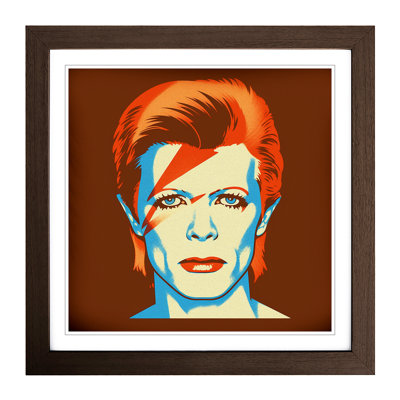 David Bowie Retro No.1 - Framed Print