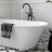 2 Handle Floor Mounted Bathtub Filler Faucet With Diverter-109049890
