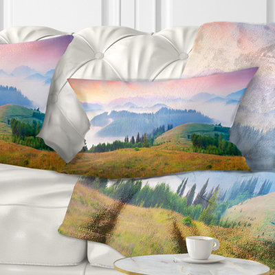 Not Solid Color Throw Pillow