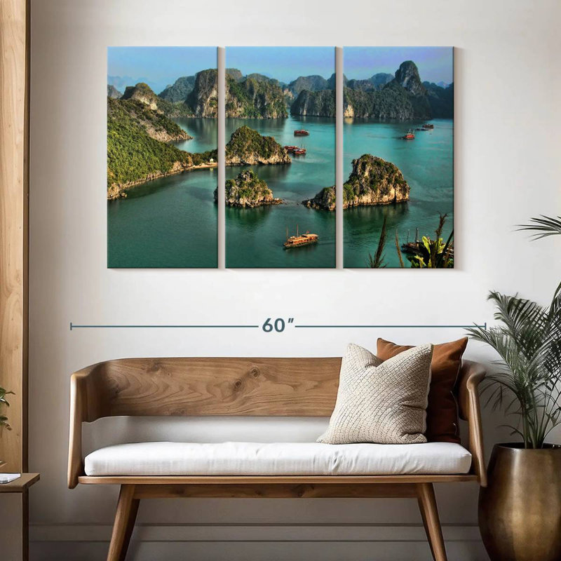 Gillard Ha Long Bay Cliffs, 32" H x 50" W