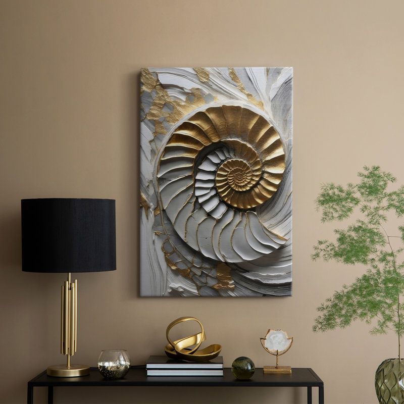 Plaster Dreams IV -Galerie enveloppée Cavas, H 18 po x l 12 po
