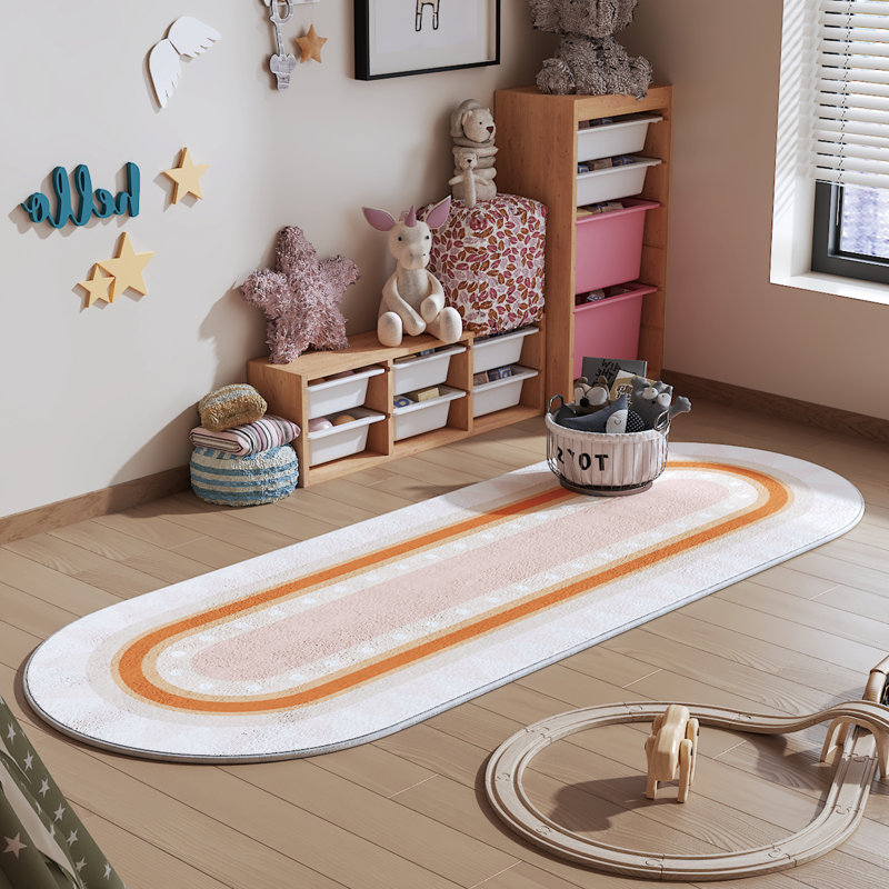 Tapis en velours antidérapant et doux pour chambre à coucher, salon Mordren 