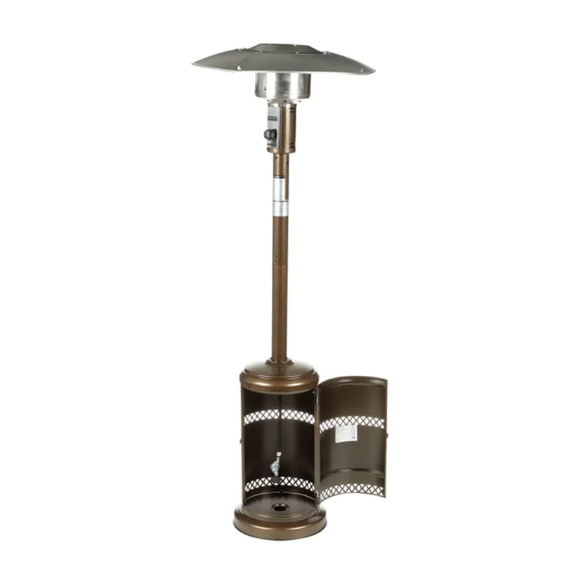 Bronze 40,000 BTU Propane Outdoor Patio Heater with Steel Body